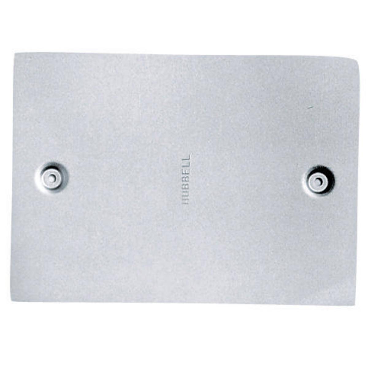 Wiring Device-Kellems AP42 FRPT Pedestal 4-Gang Standard Abandonment Plate, Aluminum