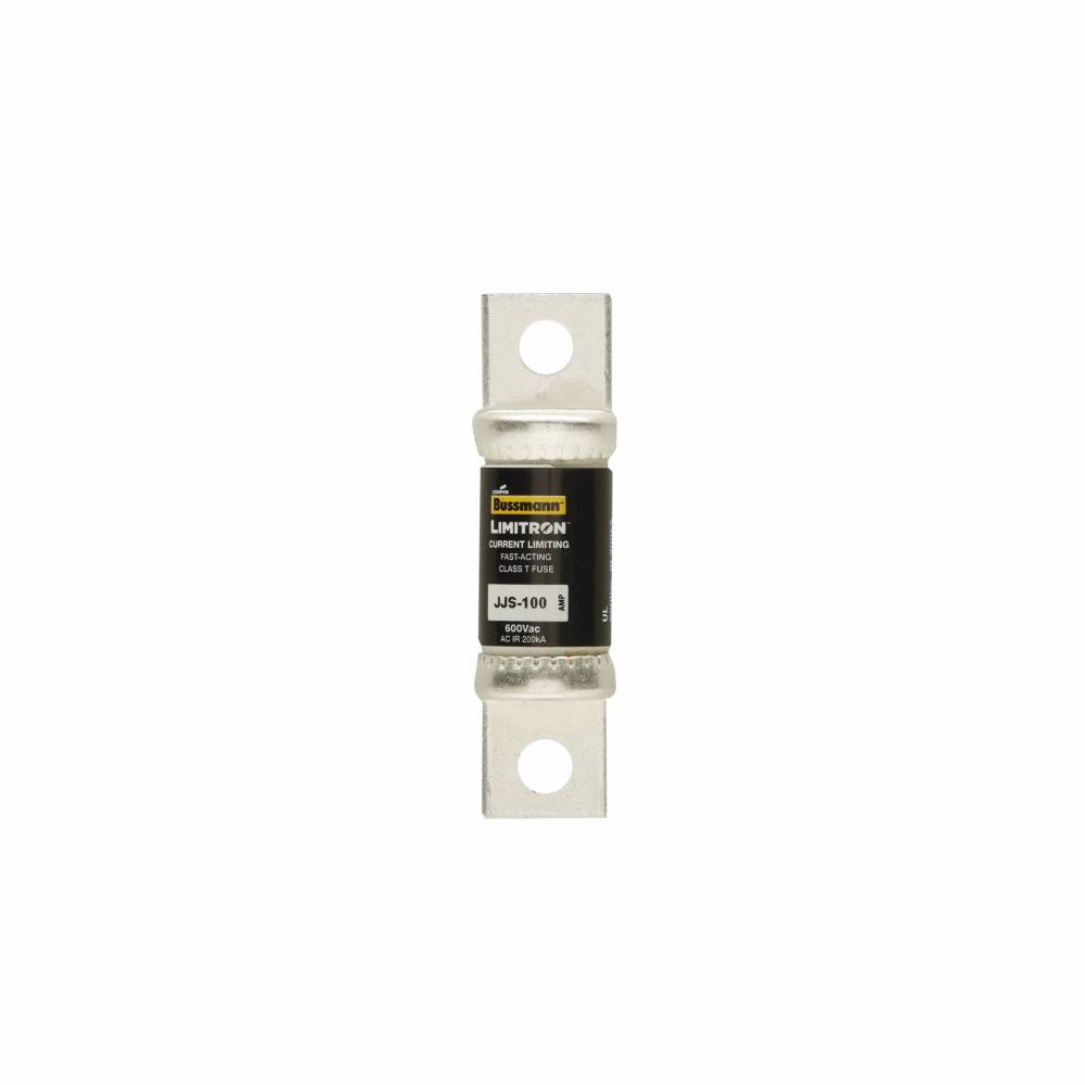 Bussmann Limitron™ T-Tron® JJS-100 Fast Acting Current Limiting Low Voltage Fuse, 100 A, 600 VAC, 200 kA Interrupt, T Class, Cartridge Body