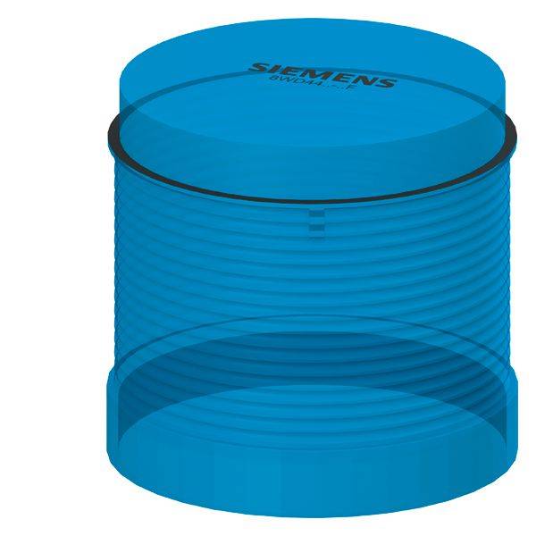 SIRIUS 8WD4440-5AF Signaling Column Light, 115 VAC, LED Lamp, 70 mm Dia, Bayonet Mounting, Blue