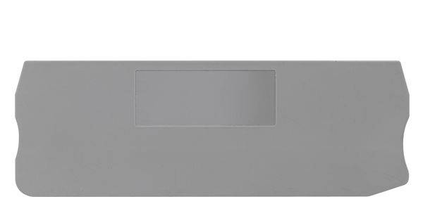 Siemens 8WH90005GA00 Terminal Cover, For Use With 8WH 2.5 sq-mm Isolating Blade Spring Loaded Terminal, ALPHA FIX Terminal Block, 35 mm Standard DIN Rail Mount, 1-Terminal, 4-Clamping Point, Connection Plate, Gray