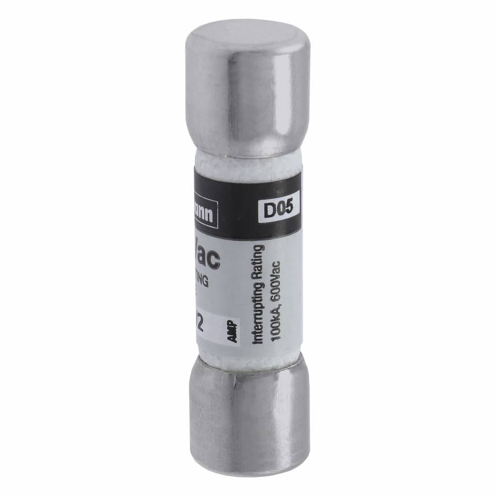 Bussmann Limitron™ KTK-1/2 Fast Acting Low Voltage Supplemental Fuse, 0.5 A, 600 VAC, 100 kAIC Interrupt, Class: Supplemental, Cartridge Body