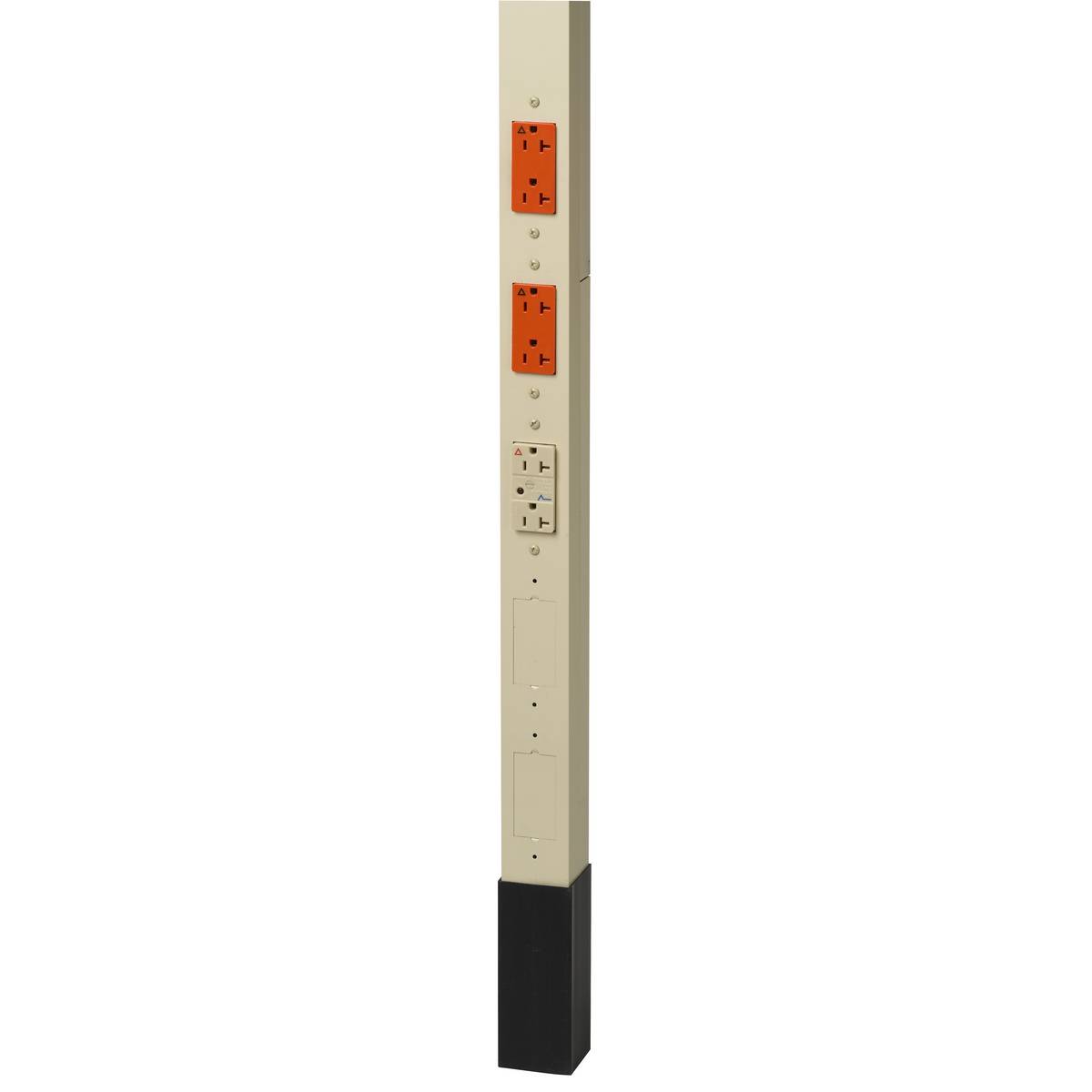 PREMISE WIRING HBLPP10SAI 3-Service 19-Strands Pre-Wired TVSS Version Service Pole, 12 AWG Capacity, 10 ft 2 in L x 2.13 in W, Aluminum