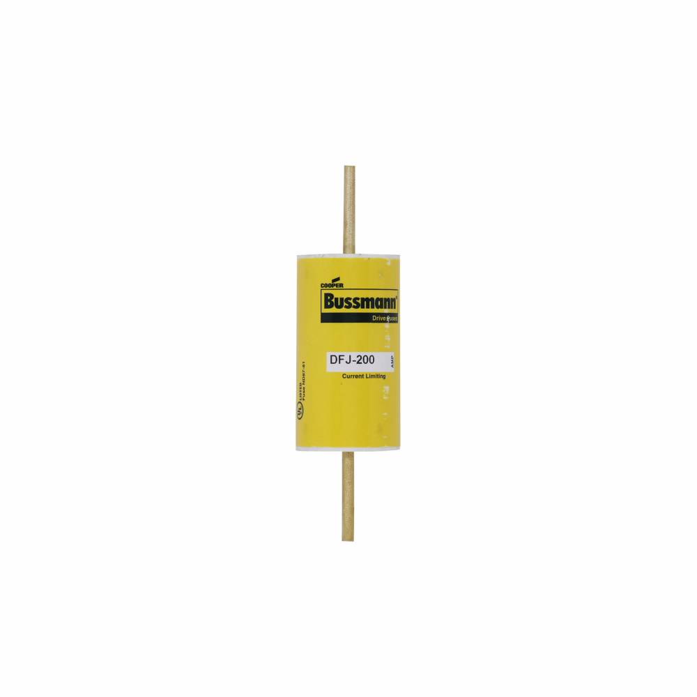 Bussmann DFJ-175 Current Limiting High Speed Fuse, 175 A, 600 VAC/450 VDC, 100/200 kA Interrupt, J Class, Cartridge Body