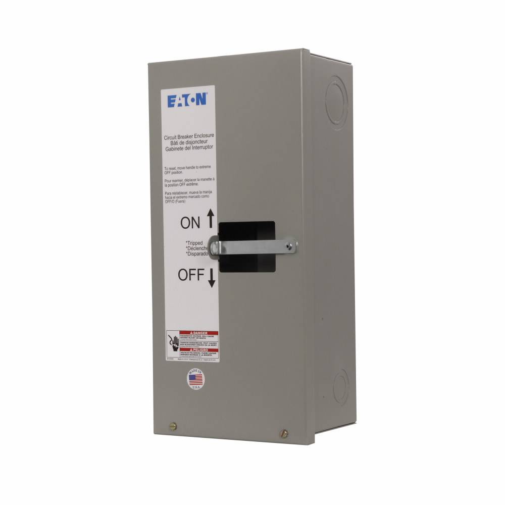 EATON SGDN100 C Series Circuit Breaker Enclosure With Knockout, 6.28 in L x 8.56 in W x 17-1/2 in H, NEMA 1 NEMA Rating, Steel