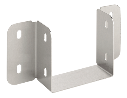 Hoffman Clean Tray® CT22SCSS F23 Side Coupling, 2 in H x 2 in W Nominal Size, 304 Stainless Steel