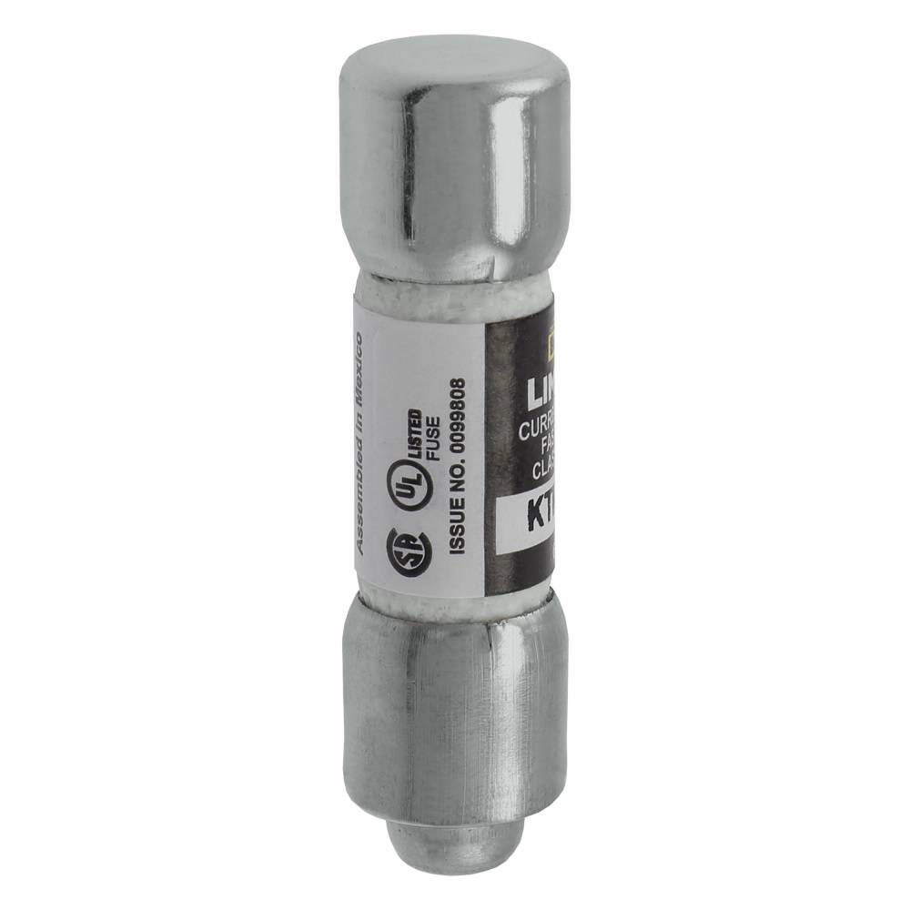 Bussmann Limitron™ KTK-R-8 Current Limiting Fast Acting Fuse, 8 A, 600 V, 200 kAIC Interrupt, CC Class, Cylindrical Body