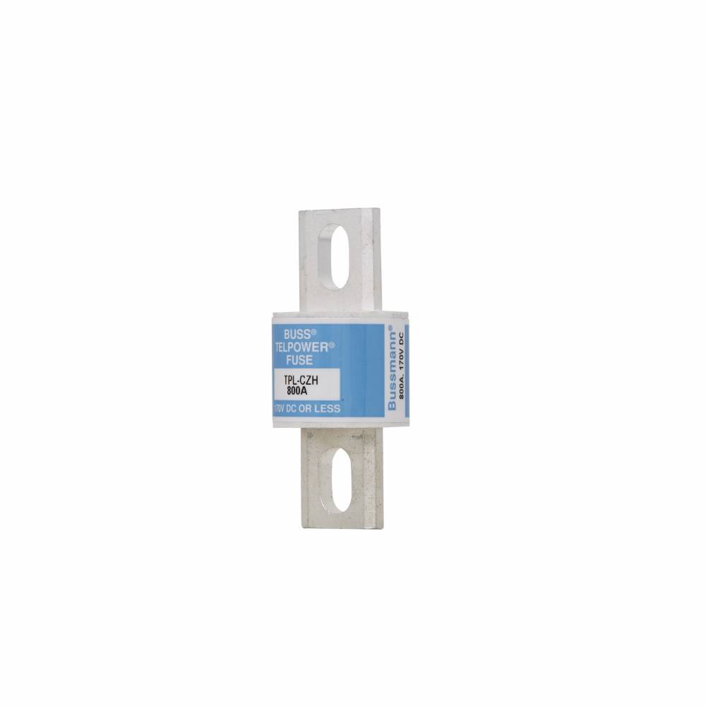 Edison Telpower® TPL-CZ TPL Current Limiting Fast Acting Power Distribution Fuse, 600 A, 170 VDC, 100 kA Interrupt, Round Body