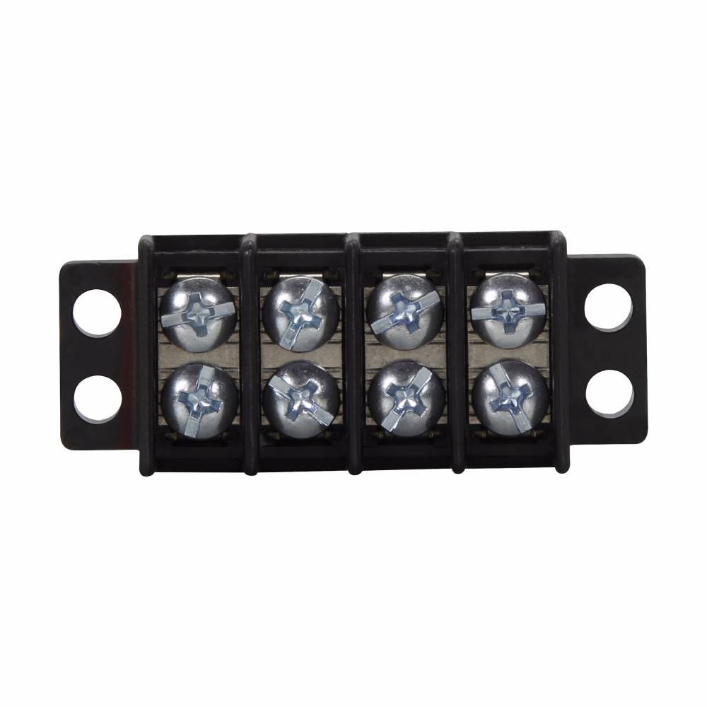 Bussmann TB100-22 Double Row Terminal Block Strips and Barrier Block, 300 V, 30 A, Black