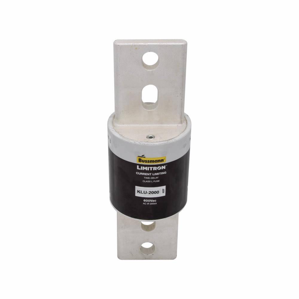 Bussmann Limitron™ KLU-2000 Current Limiting Time Delay Fuse, 2000 A, 600 V, 200 kAIC Interrupt, L Class, Cartridge Body