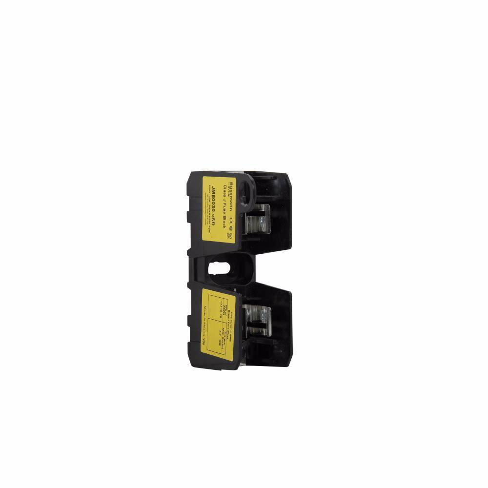 Bussmann JM60030-1SR Modular Fuse Block With Pressure Plate, 600 V, 0 to 30 A, Class: J, 32 to 10 AWG Wire, 1 Pole