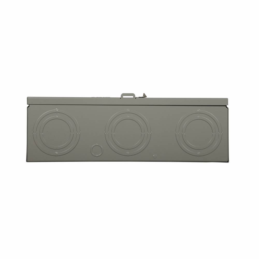 EATON 1006344ACH 1-Position 3-Wire Lever Bypass Triplex Meter Socket, 600 VAC, 320 A, 1 ph Phase