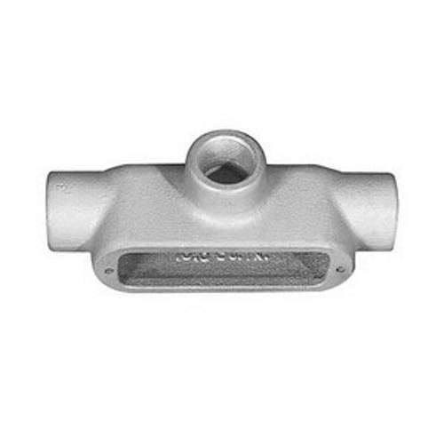 Appleton® UNILETS™ T18 Type T Conduit Outlet Body, 1/2 in Hub, 8, 6 cu-in, Grayloy Iron, Triple Coated