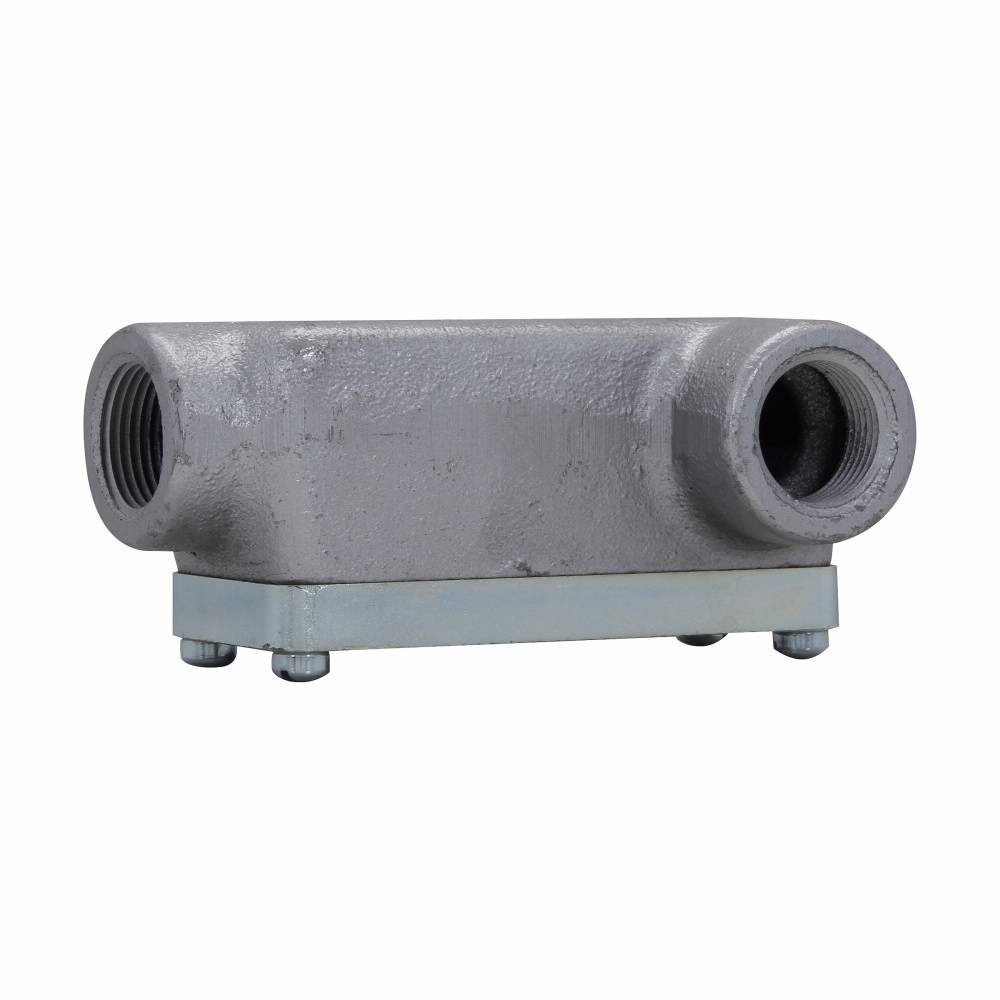 Crouse-Hinds Condulet® OELR2 OE Series Conduit Outlet Body With Cover, LR Body, 1 in Hub, Copper-Free Aluminum