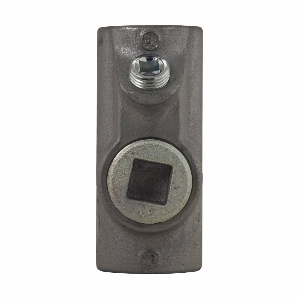 EATON Crouse-Hinds EYS5 Conduit Sealing Fitting, 1-1/2 in FNPT, For Use With Conduit System, Ductile Iron/Feraloy® Iron Alloy, Aluminum Acrylic Painted/Electro-Galvanized