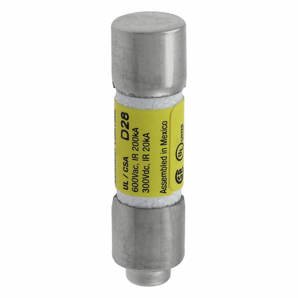 Bussmann Low-Peak™ LP-CC-6/10 Current Limiting Time Delay Fuse, 6/10 A, 600 VAC/300 VDC, 200 kA Interrupt, CC Class, Cylindrical Body