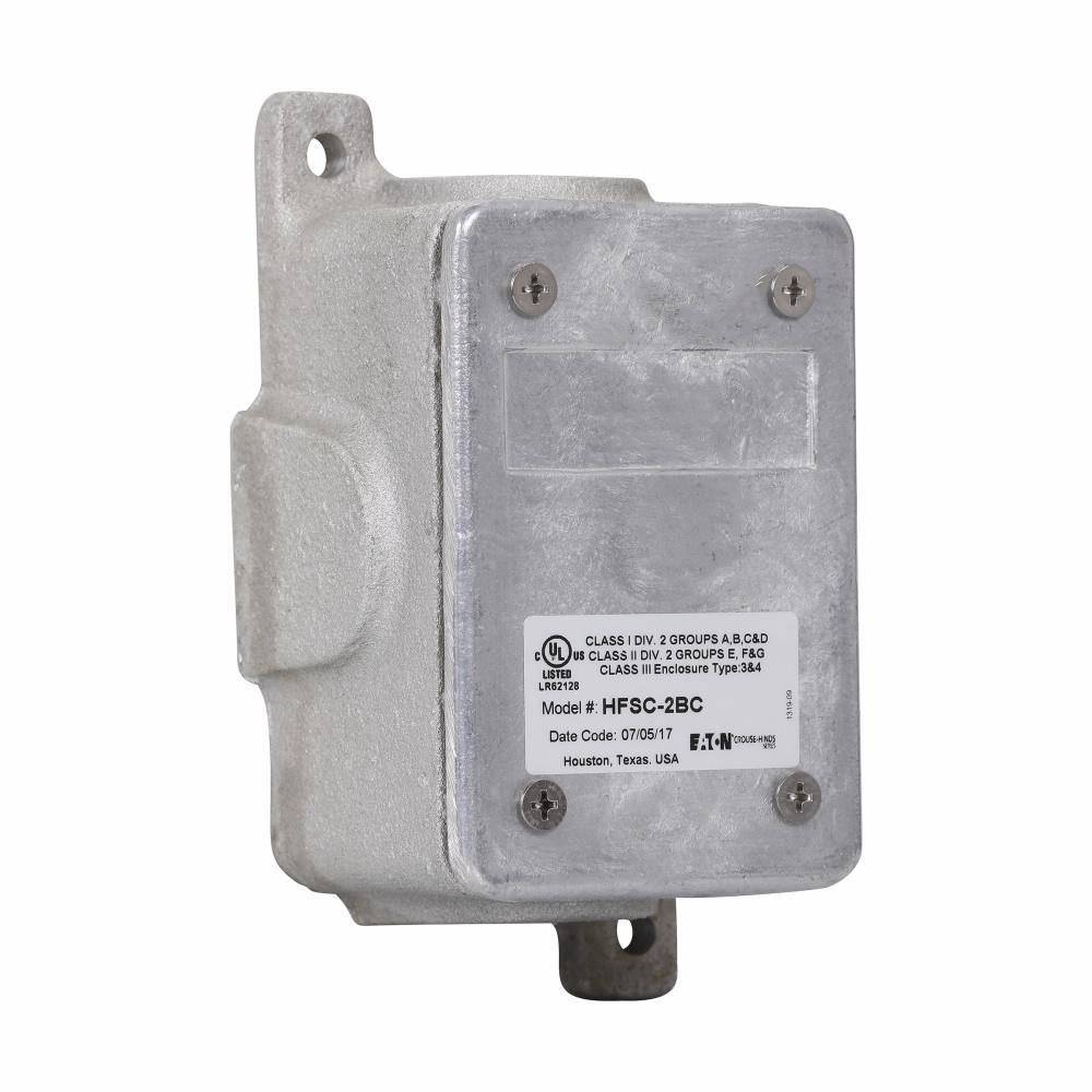 EATON Crouse-Hinds Pauluhn™ FSRG 1-Piece Weathertight Box Cover Gasket, For Use With Pauluhn™ HazJbx HFS Wiring Device, Neoprene