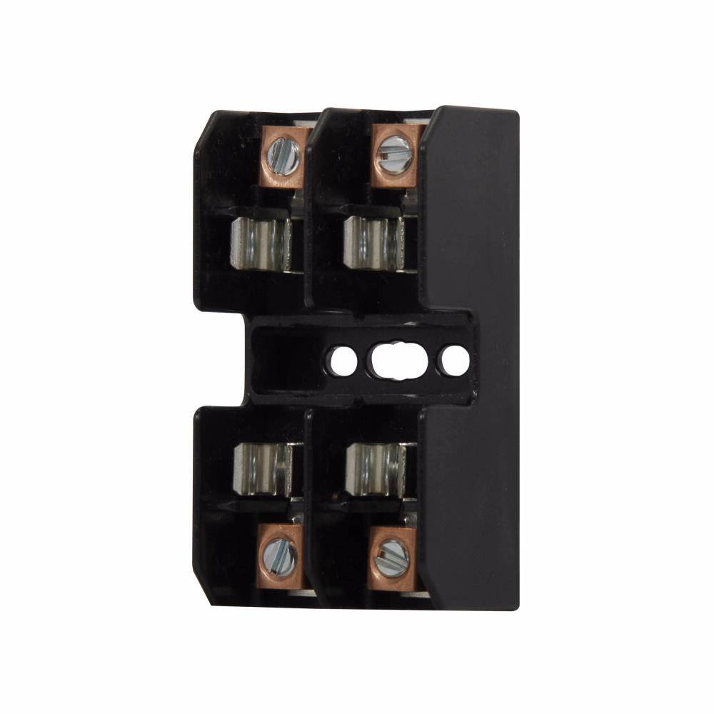 Edison BG3032B Open Style Fuse Block, 480 VAC/VDC, 25 to 30 A, Class: G, 14 to 6 AWG Wire, 2 Poles