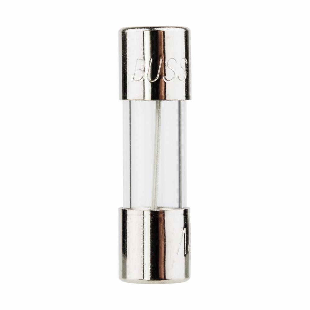 Bussmann AGW-6 Current Limiting Small Dimension Fast Acting Fuse With Nickel Plated Brass End Caps, 6 A, 32 VAC, 1 kA Interrupt, Cylindrical Body