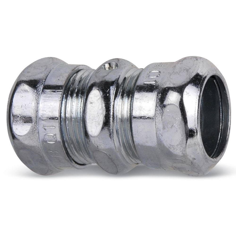 T&B® 5320 Conduit Coupling, 1 in, For Use With EMT Conduits, Steel, Electro-Zinc Plated