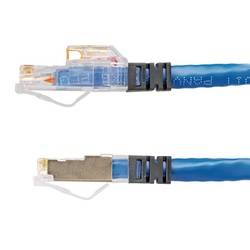 Panduit® PanView iQ™ PVQ-BIU6C10BU U/UTP Patch Cord, Cat 6, 24 AWG Copper Conductor, 10 ft L Cord