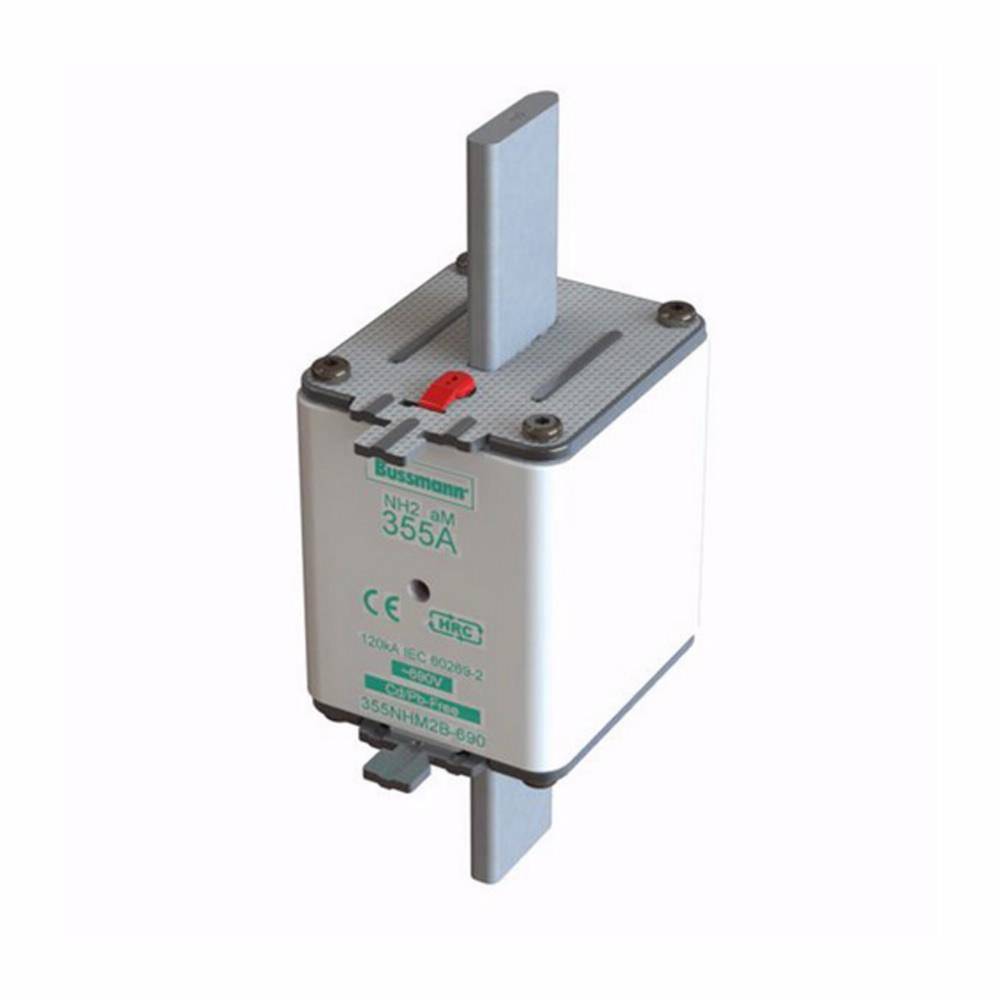 Bussmann 160NHM2B-690 Dual Indicator Low Voltage Size 2 NH Fuse Link, 690 V, 160 A, For Use With Class C/aM/gG/gL Fuse
