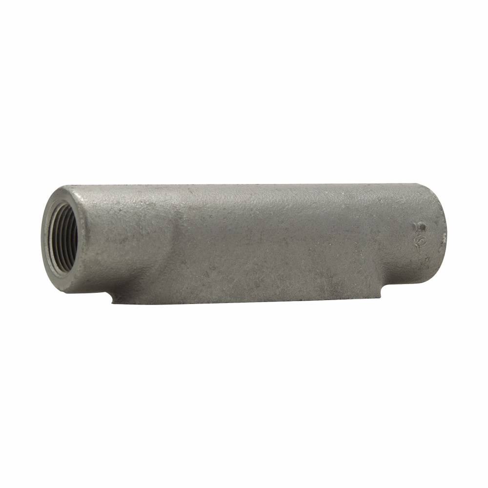 Crouse-Hinds Condulet® C67 Type-C Conduit Outlet Body, 2 in Hub, 7 Form, 46 cu-in Capacity, Feraloy® Iron Alloy, Aluminum Acrylic Painted/Electro-Galvanized