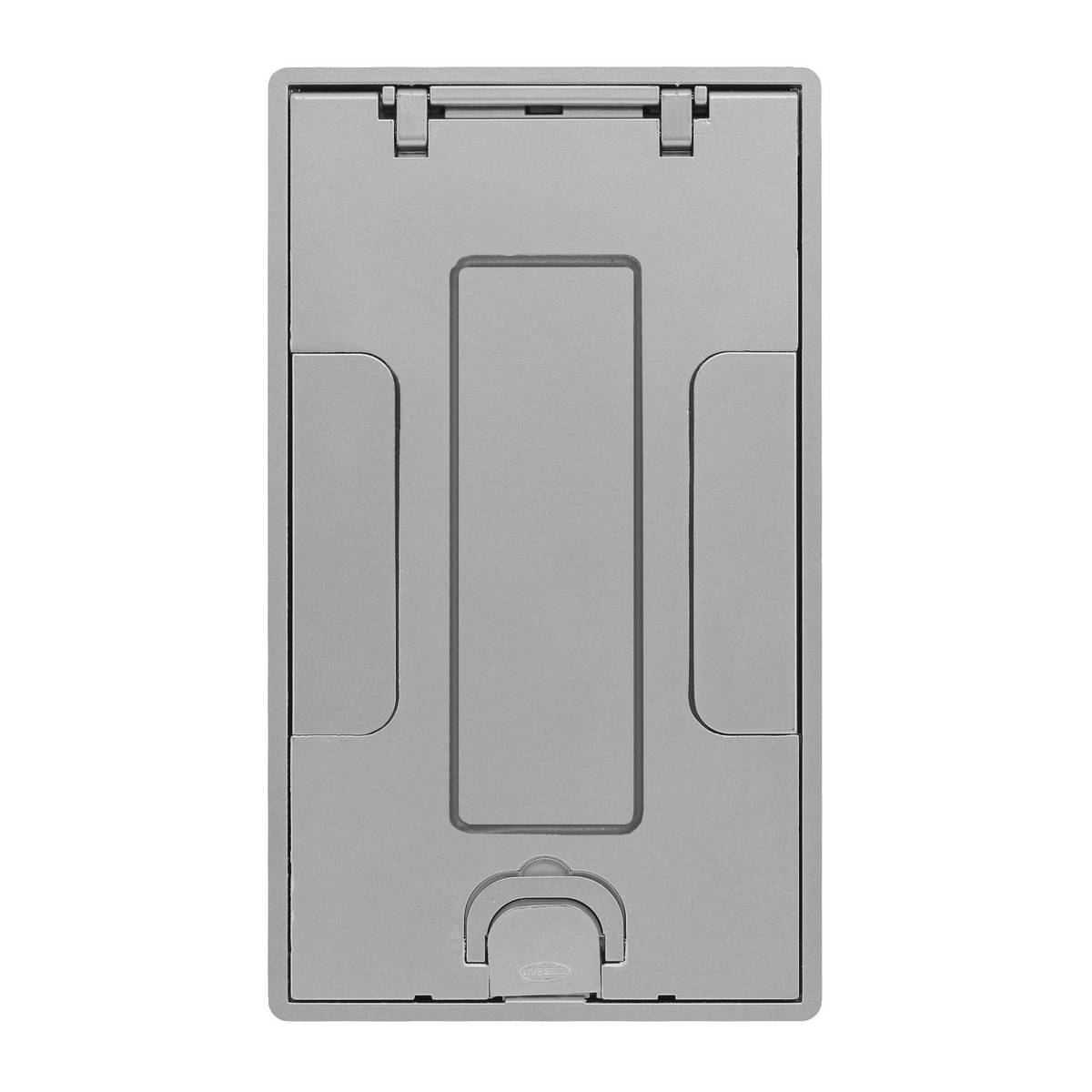 PREMISE WIRING SystemOne™ 24GTCVRALUC Standard Floor Box Cover, 10-5/8 in L x 6-3/16 in W, Die Cast Aluminum