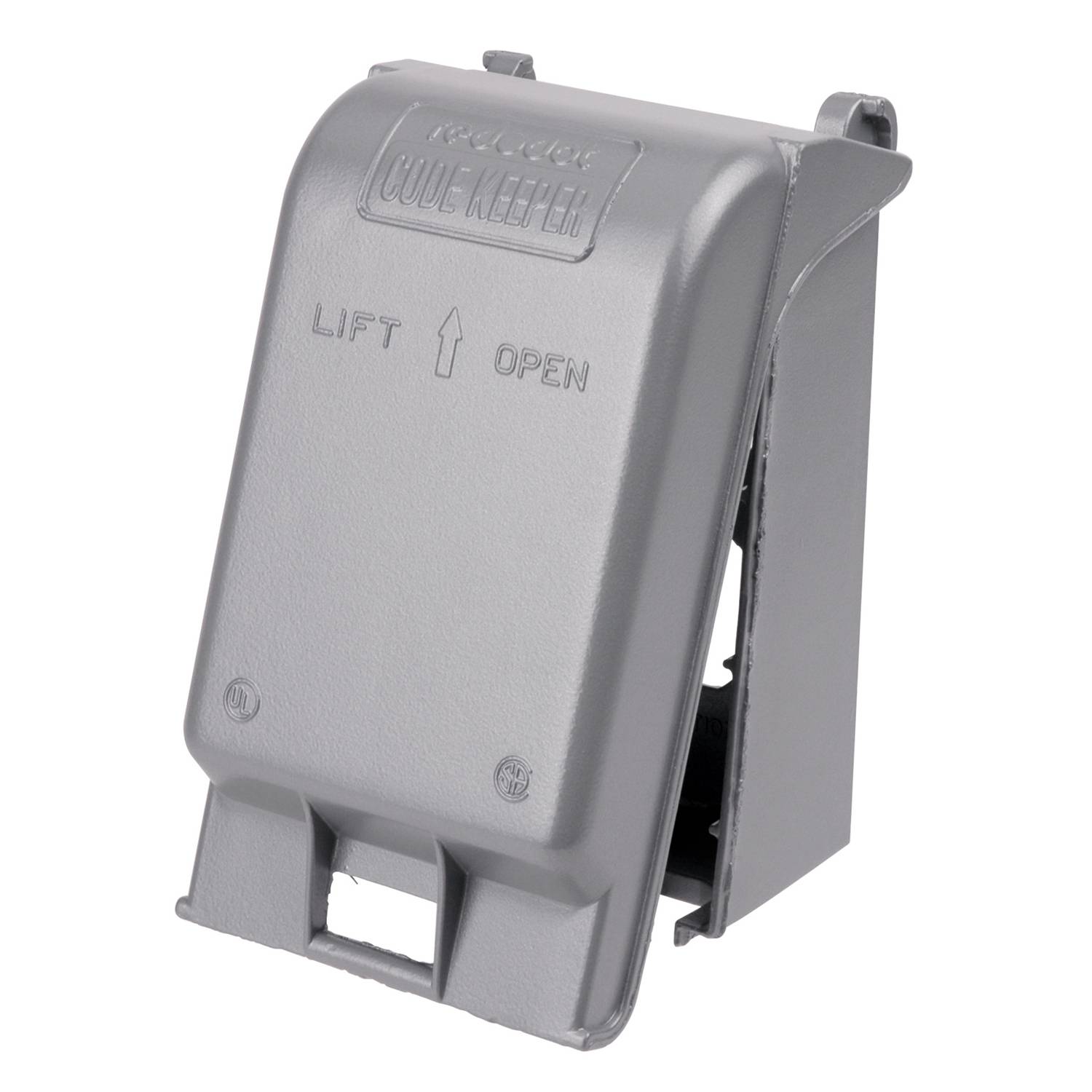 Red Dot® Code Keeper® CKSUV Shallow Universal Weatherproof While-In-Use Cover, 2-1/4 in D, Die Cast Aluminum
