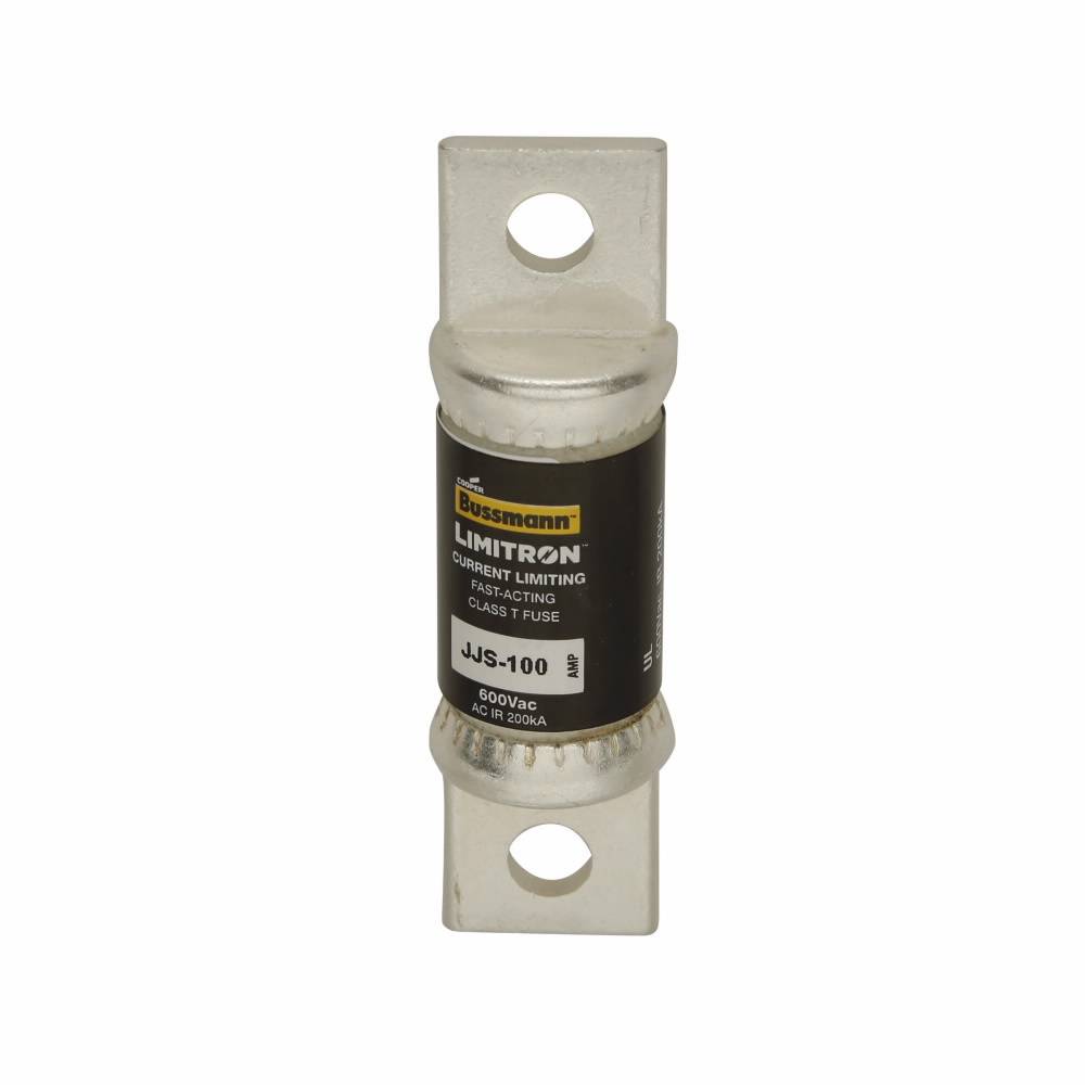 Bussmann Limitron™ T-Tron® JJS-100 Fast Acting Current Limiting Low Voltage Fuse, 100 A, 600 VAC, 200 kA Interrupt, T Class, Cartridge Body
