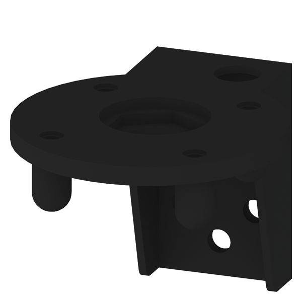 SIRIUS 8WD4408-0CC Foot Mounting Bracket, 70 mm, For Use w/ Signaling Column, Specifications Met: CE Certified, UL Listed, C-Tick Approved, EAC Certified, Black