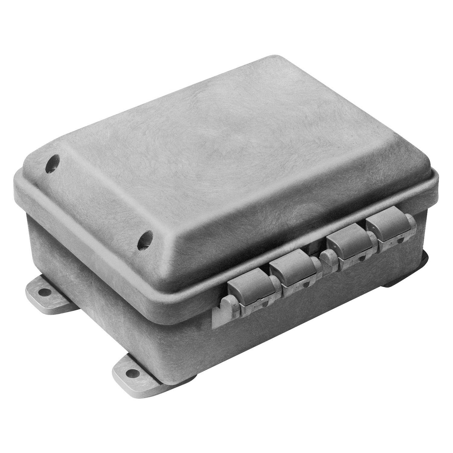 Carlon® CJ1085 Factory Assembled Jic Enclosure, 8 in W x 5 in D 10 in H, NEMA 1/3/3S/3X/3SX/4/4X/12/13 NEMA Rating, Polycarbonate