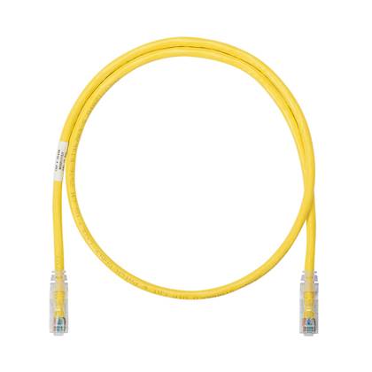 Panduit® NetKey® NK6APC10MYL Class EA Patch Cord, Cat 6A, 26 AWG F/UTP Copper Conductor, Modular Plug Connector, 10 m L Cord