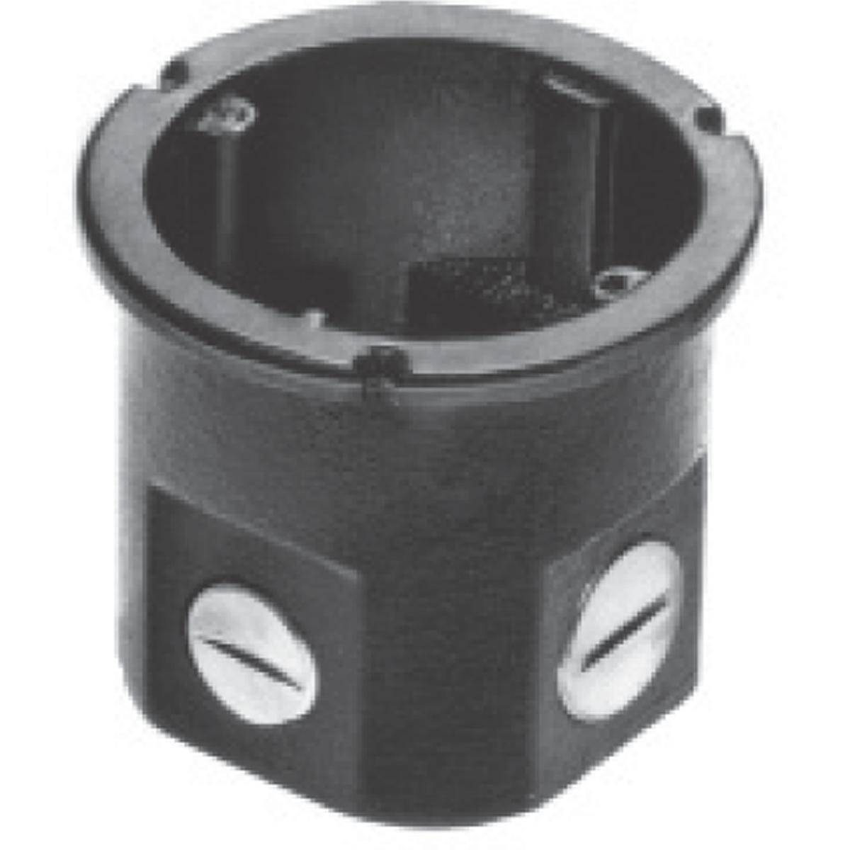 Steel City® 671-SC 671 Flush Service Floor Box, Cast Iron, 13 cu-in Capacity, 1 Gangs, (1) Outlets, (6) Knockouts, 2-31/32 in W x 3 in D