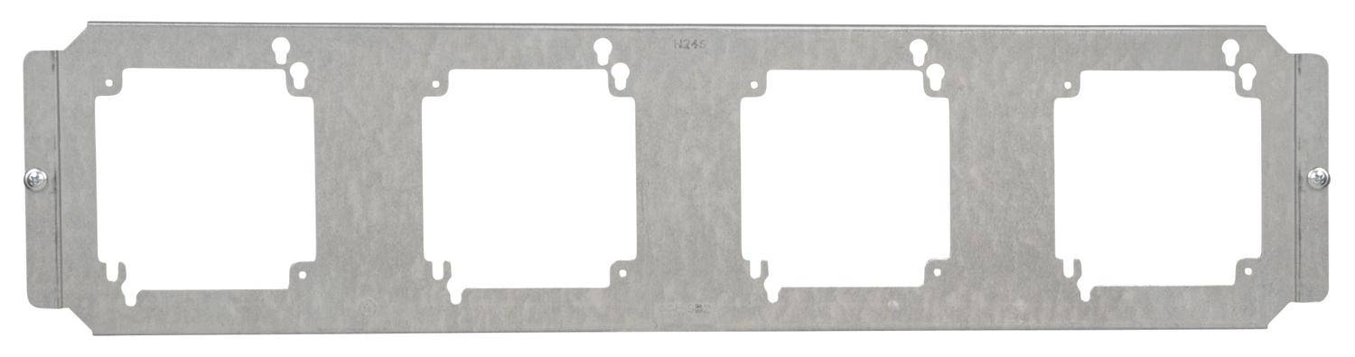 T&B® H24S Horizontal Mounting Bracket With Screws, Steel, Galvanized