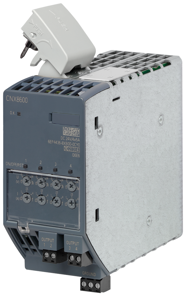 Siemens SITOP 6EP44368XB000CP0 CNX8600 Extension Module, 24 VDC Output, 20 A Output