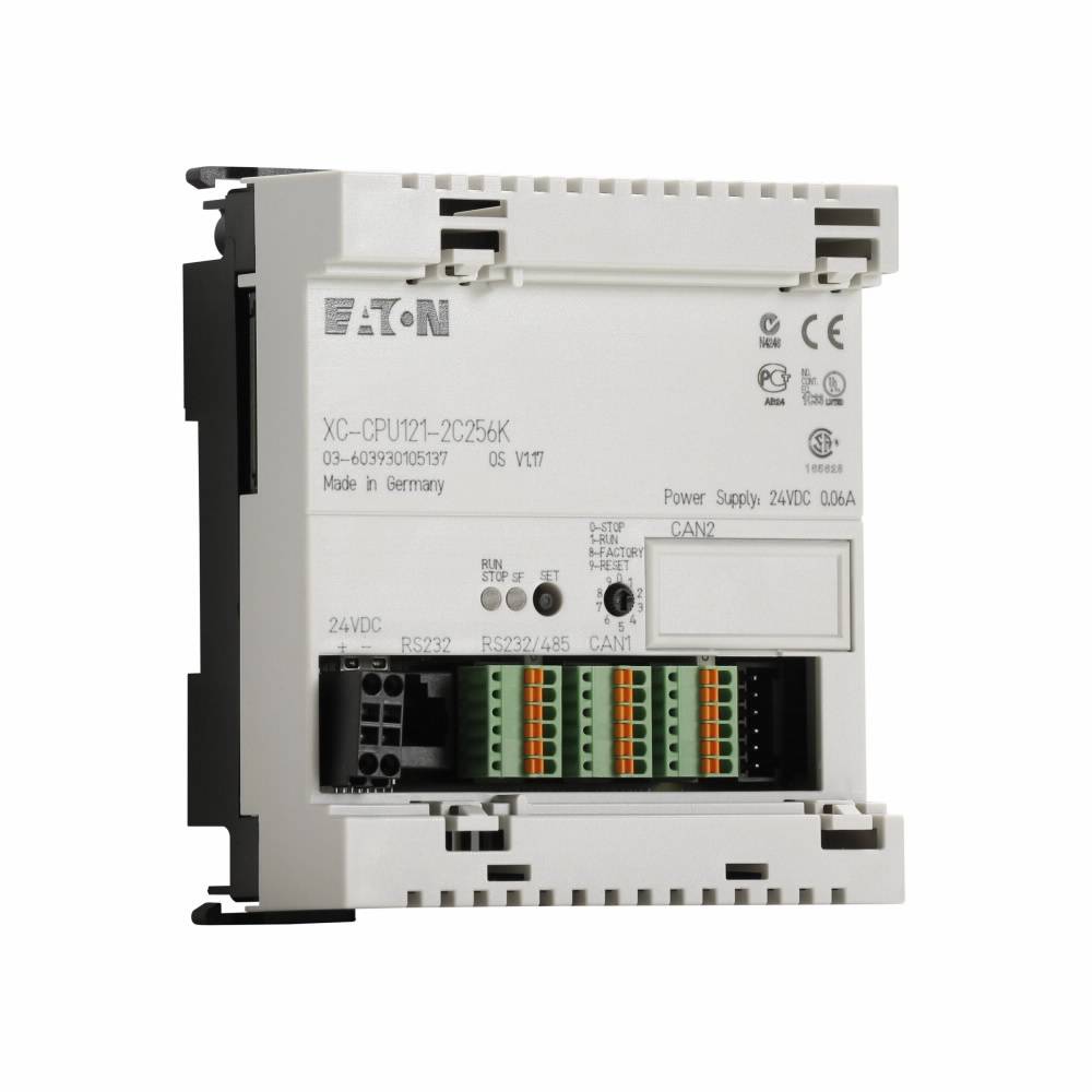 EATON XC-CPU121-2C256K Programmable Logic Controller, 24 VDC