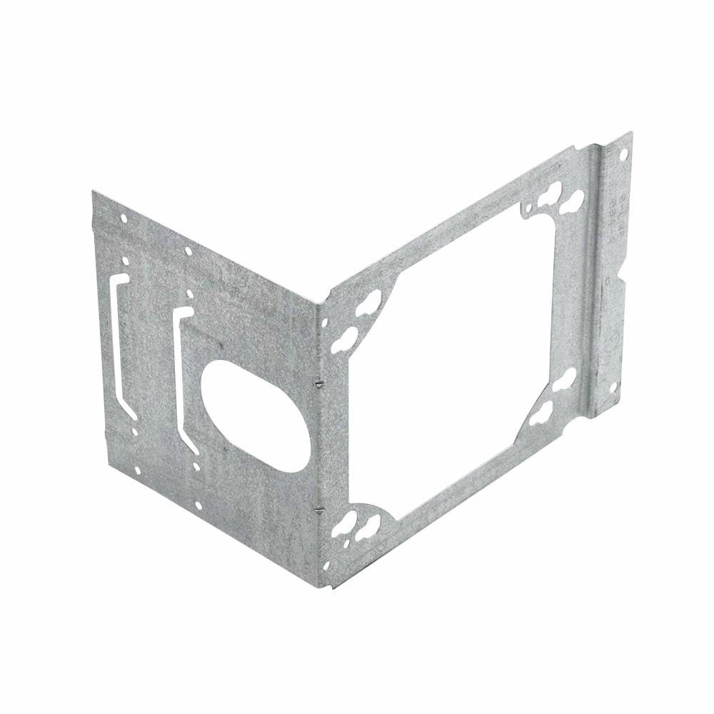 B-Line BB4-4 BB4 Box Support, 4 x 4-11/16 in Box, Panel Mount, Steel, Pre-Galvanized