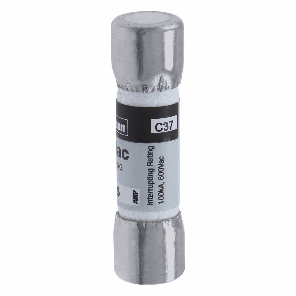 Bussmann Limitron™ KTK-15 Fast Acting Fuse, 15 A, 600 VAC, 100000 A Interrupt, Class: Supplemental, Cartridge Body