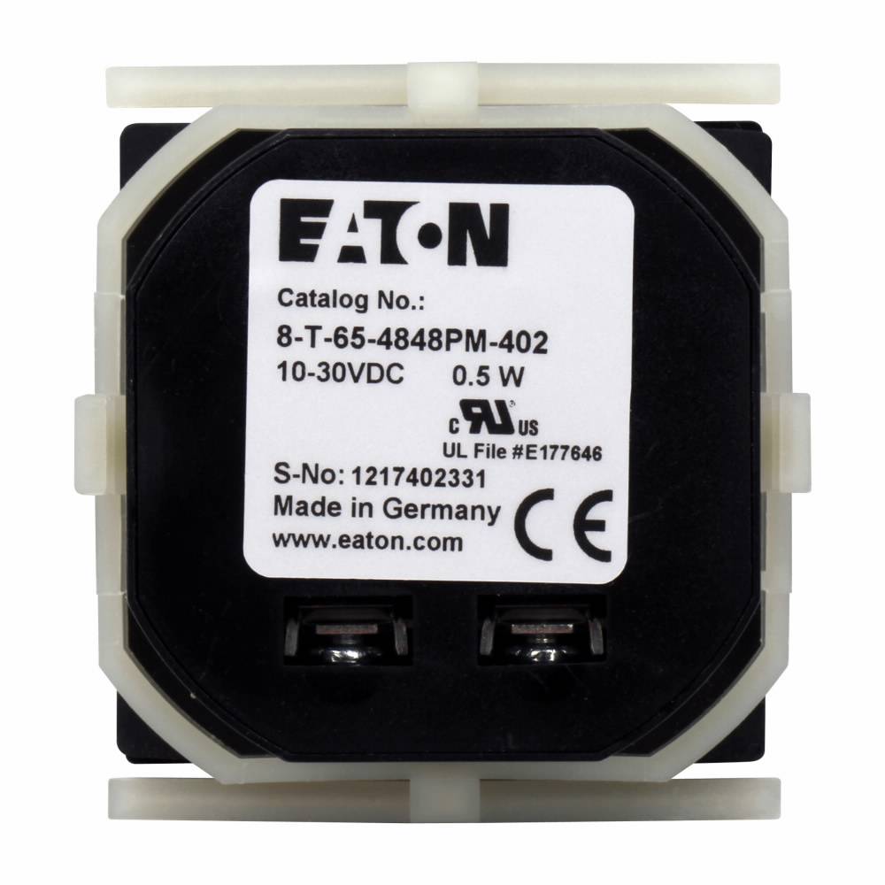 EATON 8-T-65-4848PM-402 Electric Round Hour Meter, 8 Digits