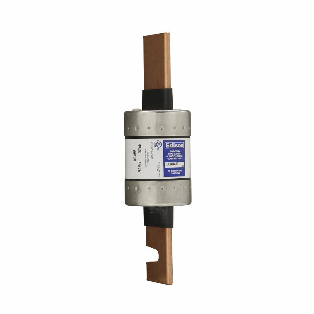 EATON Edison ECNR400 Current Limiting Time Delay Fuse, 400 A, 250 VAC/VDC, 200 kA Interrupt, Class: RK5, Cartridge Body