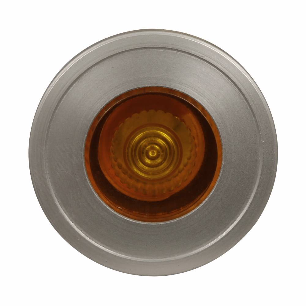 EATON 10250TC60 Heavy Duty Side-Lighted Ring Watertight/Oiltight Operator Lens, 30.5 mm, NEMA 3/3R/4/4X/12/13 NEMA Rating, Blank Legend, Anodized Aluminum