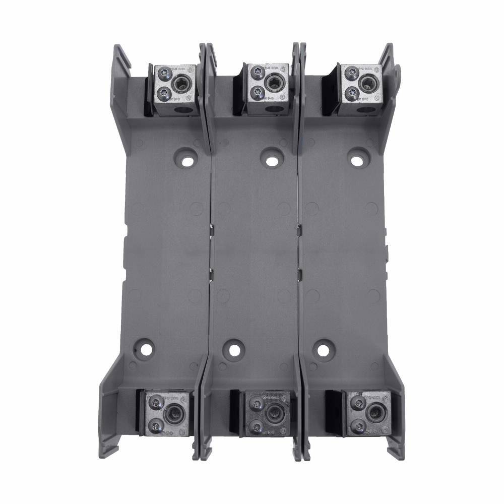 Edison HM60100-3CR HM600 Modular Fuse Block, 600 VAC, 100 A, H Class, 14 to 1/0 AWG Wire, 3 Poles