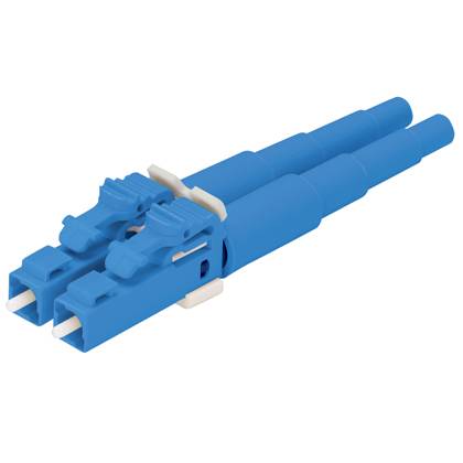 Panduit® OptiCam® FLCDSCBUY Fiber Optic Connector, LC Duplex Connector, 9/125 um OS1/OS2 Singlemode Fiber, 900 um Tight Buffered Fiber, Pre-Polished Zirconia Ferrule, Cam Termination Mount