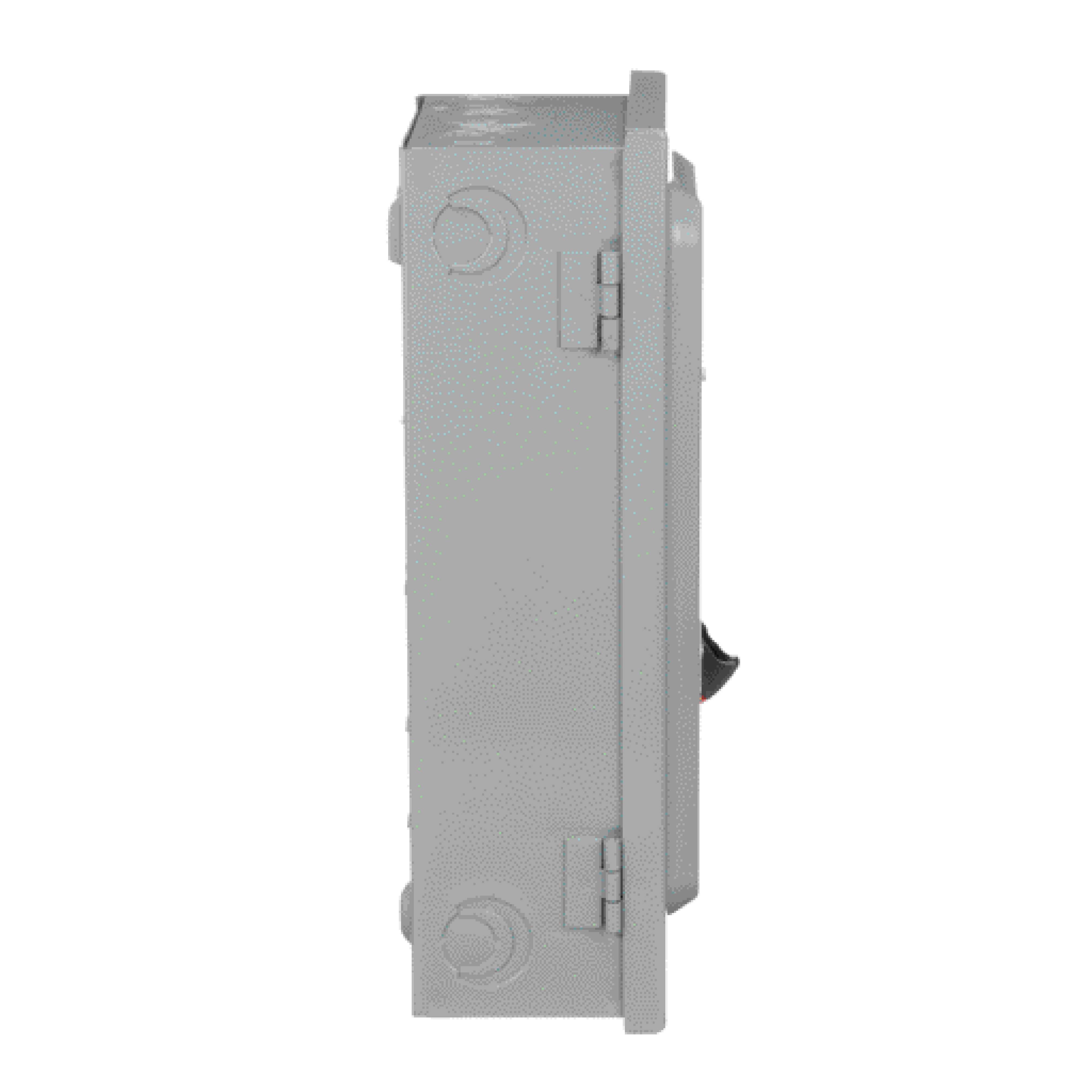 Square D™ HU361 Heavy Duty Non-Fused Safety Switch, 600 VAC/VDC, 30 A, 15 hp, 30 hp, TPST Contact, 3 Poles