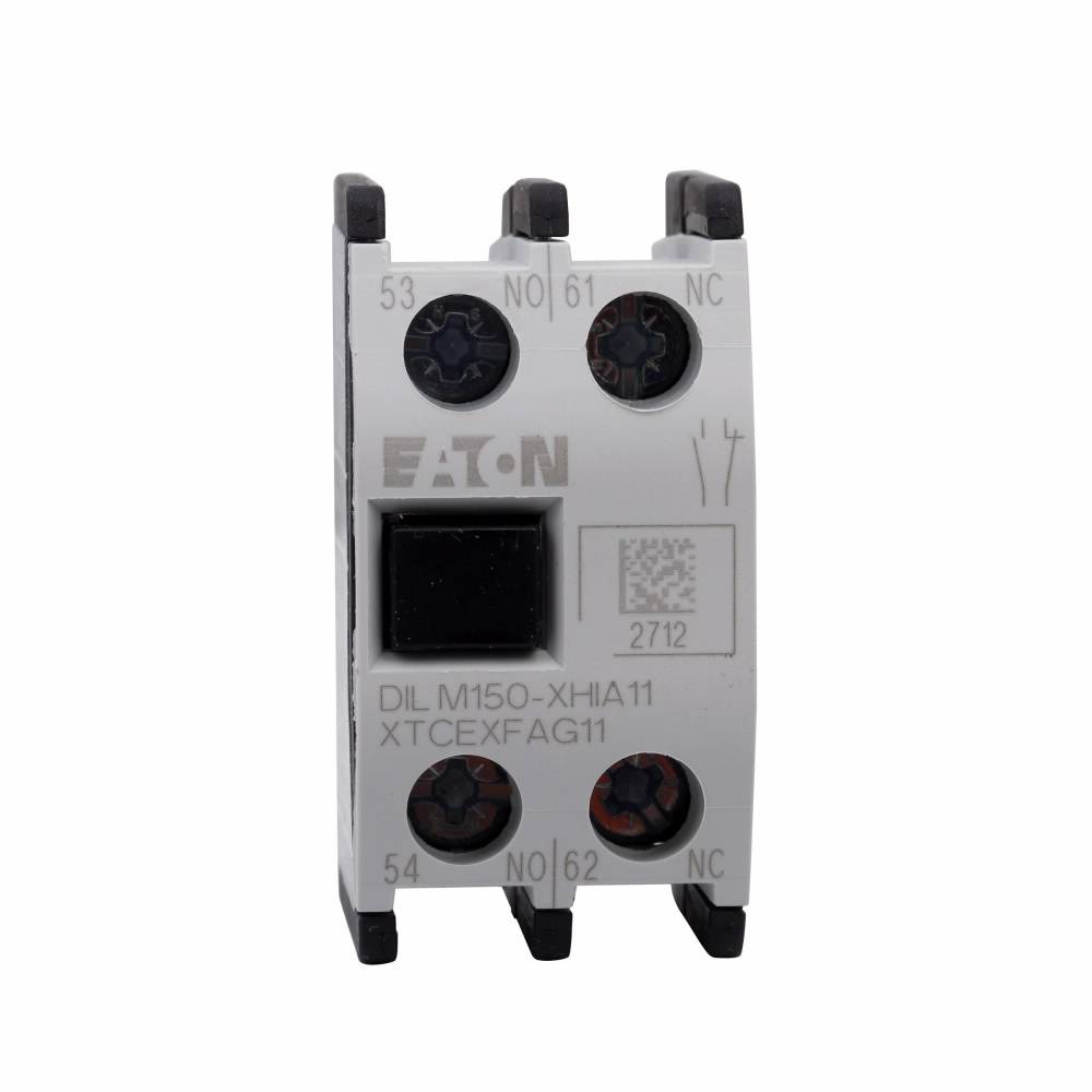 EATON XTCEXFAG11 2-Pole Auxiliary Contact, 600 VAC, 220 VDC, 16 A, 2 Contacts
