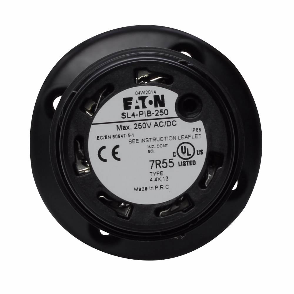 EATON SL4-PIB-250 Base Tube Module, 40 mm, For Use With SL4-L, SL4-BL, SL4-FL, SL4-AP Acoustic and Light Modules