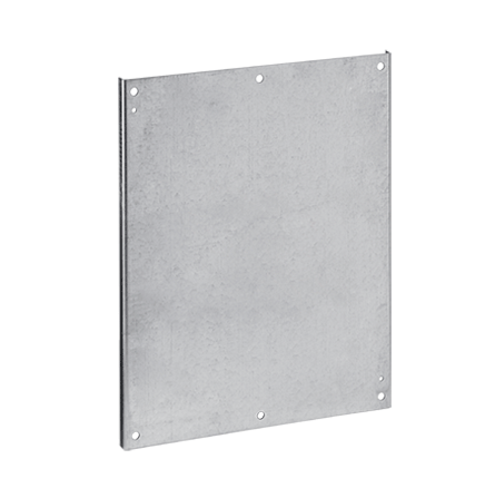 Hoffman A72P48F2G PNL30 Half Size Enclosure Panel, 44 in W x 30.88 in H, Steel, White