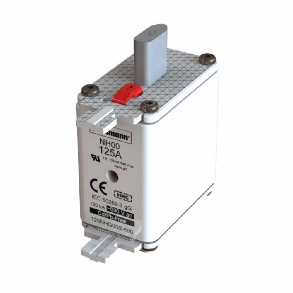 Edison 125NHG00B-690 Fuse Link With Metal Gripping Lug, 690 VAC, 125 A