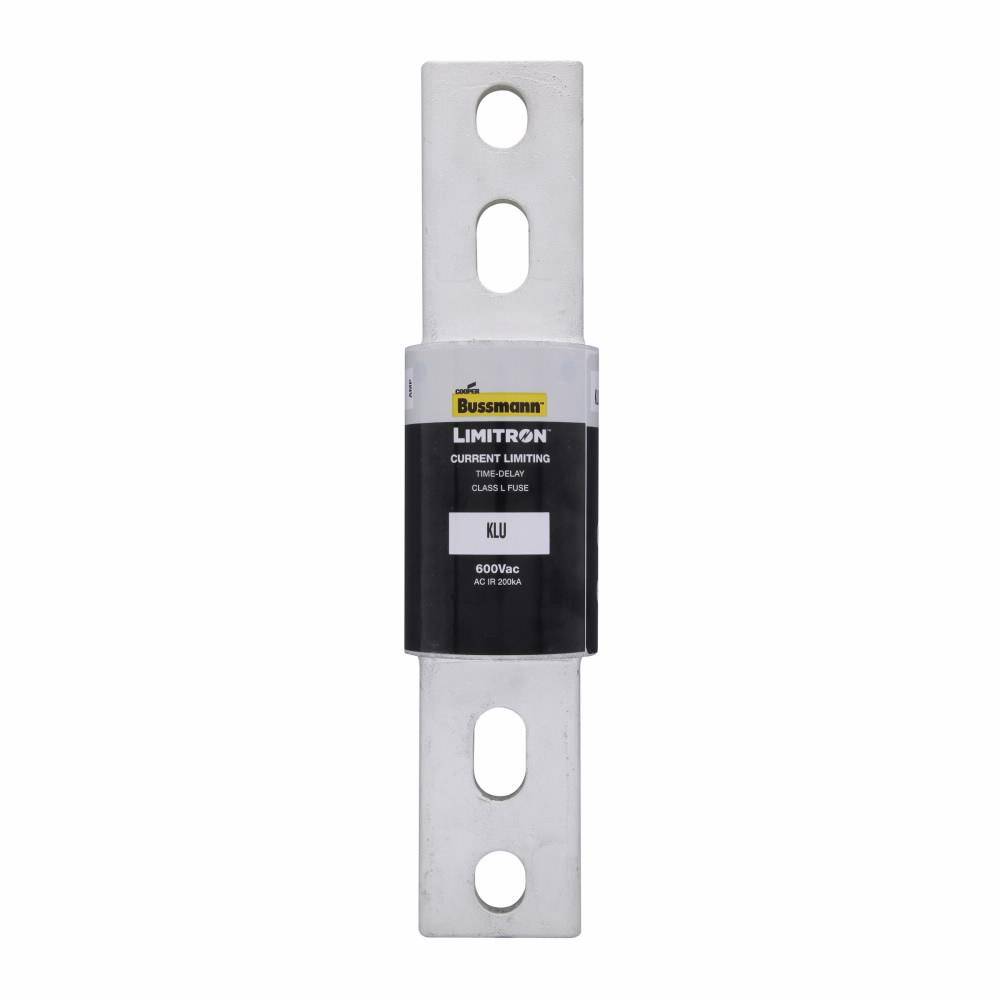 Bussmann Limitron™ KLU-1000 Current Limiting Time Delay Fuse, 1000 A, 600 V, 200 kAIC Interrupt, L Class, Cartridge Body