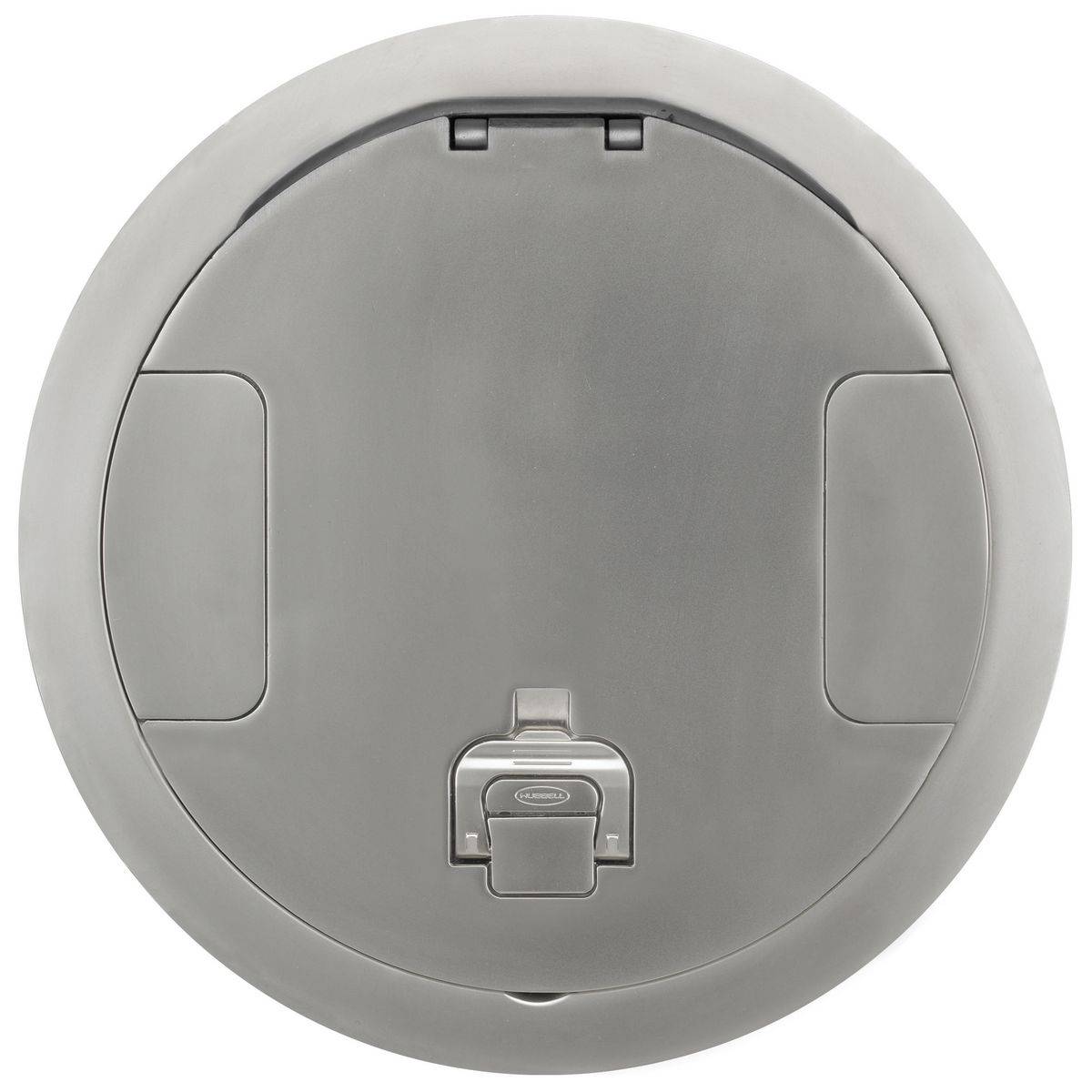 PREMISE WIRING Wiring Device-Kellems SystemOne™ ScrubShield® S1R10CVRNKL Fire Rated Poke Through Standard Recessed Cover, 10 in Dia, 1.48 in D, Die Cast Aluminum